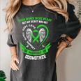 In Memory Of Godmother Non Hodgkins Lymphoma Awareness Women's Comfort Colors T-Shirt Pepper