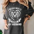 In Memory Of My Husband Lung Cancer Awareness Graphic Women's Comfort Colors T-Shirt Pepper In Memory Of My Husband Lung Cancer Awareness Graphic Women's Comfort Colors T-Shirt Pepper