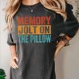 Memory Jolt On The Pillow Women's Comfort Colors T-Shirt Pepper