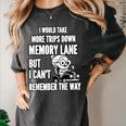 Memory Lane Trips Can't Remember Way Forgetful Grandma Drive Women's Comfort Colors T-Shirt Pepper