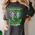 In Memory Of Little Sister Non Hodgkins Lymphoma Awareness Women's Comfort Colors T-Shirt Pepper