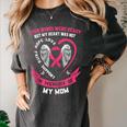 In Memory Of My Mom Breast Cancer Awareness Pink Heart Women's Comfort Colors T-Shirt Pepper In Memory Of My Mom Breast Cancer Awareness Pink Heart Women's Comfort Colors T-Shirt Pepper