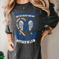 In Memory Of Mother In Law Colon Cancer Awareness Memorial Women's Comfort Colors T-Shirt Pepper In Memory Of Mother In Law Colon Cancer Awareness Memorial Women's Comfort Colors T-Shirt Pepper