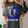 In Memory Of Sister In Law Colon Cancer Awareness Shirts Women's Comfort Colors T-Shirt Pepper In Memory Of Sister In Law Colon Cancer Awareness Shirts Women's Comfort Colors T-Shirt Pepper