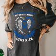 In Memory Of Sister In Law Colon Cancer Awareness Uplifting Women's Comfort Colors T-Shirt Pepper In Memory Of Sister In Law Colon Cancer Awareness Uplifting Women's Comfort Colors T-Shirt Pepper