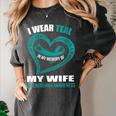 In My Memory Of My Wife SCLERODERMA AWARENESS Women's Comfort Colors T-Shirt Pepper