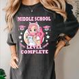 Middle School Level Complete Gaming Graduation Anime Girl Women's Comfort Colors T-Shirt Pepper