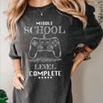 Middle School Level Complete Shirt Graduation Gaming Women's Comfort Colors T-Shirt Pepper
