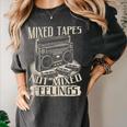 Mixed Tapes Not Feelings Nostalgia Retro Cassette Tape Women's Comfort Colors T-Shirt Pepper Mixed Tapes Not Feelings Nostalgia Retro Cassette Tape Women's Comfort Colors T-Shirt Pepper