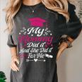 My Mommy Did It And She Did It For Me Graduation Daughter Women's Comfort Colors T-Shirt Pepper