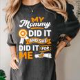 My Mommy Did It And She Did It For Me Graduation Diploma Women's Comfort Colors T-Shirt Pepper
