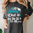 My Mommy Did It Tee Graduation Graduated Mom Proud Children Women's Comfort Colors T-Shirt Pepper