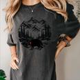 Monster Squonk In Forest Folklore Cryptid Introvert Women's Comfort Colors T-Shirt Pepper Monster Squonk In Forest Folklore Cryptid Introvert Women's Comfort Colors T-Shirt Pepper