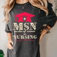 Msn Master Of Science In Nursing College Graduation Premium Tri-Blend Women's Comfort Colors T-Shirt Pepper