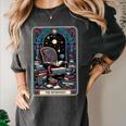 Mystical Library Book Reader The Introvert Tarot Card Women's Comfort Colors T-Shirt Pepper Mystical Library Book Reader The Introvert Tarot Card Women's Comfort Colors T-Shirt Pepper