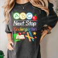 Next Stop Kindergarten Preschool Graduation 2025 Boy Girl Women's Comfort Colors T-Shirt Pepper