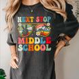 Next Stop Middle School Elementary School Graduation 2025 Women's Comfort Colors T-Shirt Pepper