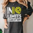 No Limits Cool Class Of 2019 Graduation Women's Comfort Colors T-Shirt Pepper