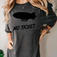 No Ticket Jones 80's Nostalgia Women's Comfort Colors T-Shirt Pepper