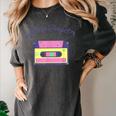 Nostalgia 1980s 80s 90s Costume Party Never Forget Women's Comfort Colors T-Shirt Pepper