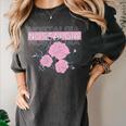 Nostalgia 80s 90s Retro Style Graphics Rose Pink Flower Women's Comfort Colors T-Shirt Pepper