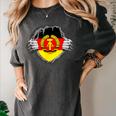 Nostalgia Chest Flag GDR Women's Comfort Colors T-Shirt Pepper