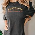 Nostalgia Is Not What It Used To Be Saying Women's Comfort Colors T-Shirt Pepper