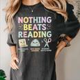 Nothing Beats Reading Book Librarian Across America Kids Women's Comfort Colors T-Shirt Pepper