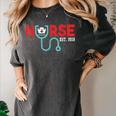 Nurse Est 2018 New Graduation Nursing School T-Shirt Women's Comfort Colors T-Shirt Pepper