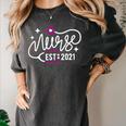 Nurse Established 2021 RN Nursing School Nurse Graduation Women's Comfort Colors T-Shirt Pepper