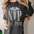Nurse Practitioner Graduation Caduceus NP Degree 2019 Women's Comfort Colors T-Shirt Pepper