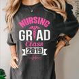 Nursing School Graduation Class Of 2019 RN Student Women's Comfort Colors T-Shirt Pepper