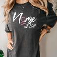 Nursing School Survivor Apparel Graduation Nurse RN EST 2019 Women's Comfort Colors T-Shirt Pepper