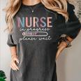 Nursing Student Nurse Appreciation Modern Classic Lace Embellished Nurse Graduation Female -Adults Small Women's Comfort Colors T-Shirt Pepper