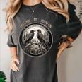 Odin Ravens Memory And Mind Huginn And Muninn Odin's Ravens Women's Comfort Colors T-Shirt Pepper Odin Ravens Memory And Mind Huginn And Muninn Odin's Ravens Women's Comfort Colors T-Shirt Pepper