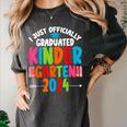 I Officially Graduated Kindergarten Graduation 2024 Women's Comfort Colors T-Shirt Pepper