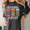 Old School Playlist Nostalgia Vibes Cassette Women's Comfort Colors T-Shirt Pepper