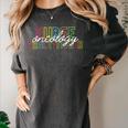 Oncology Nurse Practitioner For Graduation New Job Christmas Women's Comfort Colors T-Shirt Pepper