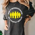 Overestimating Skills Introvert For Workers Raglan Baseball Tee Women's Comfort Colors T-Shirt Pepper Overestimating Skills Introvert For Workers Raglan Baseball Tee Women's Comfort Colors T-Shirt Pepper