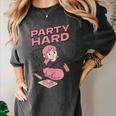 Party Hard Comfortable Stay At Home Introvert Women's Comfort Colors T-Shirt Pepper