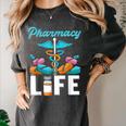 Pharmacy Life Pharmacist Chemist Student PharmD Graduation Women's Comfort Colors T-Shirt Pepper