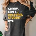 PhD Student Doctoral Degree Graduation Phd Graduate Women's Comfort Colors T-Shirt Pepper