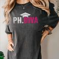 PhDiva PHD Student Graduation Degree Med Law School Women's Comfort Colors T-Shirt Pepper