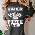 Pigeon Racing Introvert Pigeon Breeder Homing Pigeon Women's Comfort Colors T-Shirt Pepper Pigeon Racing Introvert Pigeon Breeder Homing Pigeon Women's Comfort Colors T-Shirt Pepper