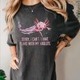 I Have Plans With My Axolotl Salamander Introvert Raglan Baseball Tee Women's Comfort Colors T-Shirt Pepper I Have Plans With My Axolotl Salamander Introvert Raglan Baseball Tee Women's Comfort Colors T-Shirt Pepper