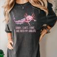 I Have Plans With My Axolotl Salamander Introvert Women's Comfort Colors T-Shirt Pepper I Have Plans With My Axolotl Salamander Introvert Women's Comfort Colors T-Shirt Pepper
