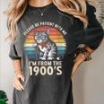 Please Be Patient With Me I'm From The 1900s Cat Women's Comfort Colors T-Shirt Pepper