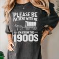 Please Be Patient I'm From The 1900s Over The Hill Premium Tri-Blend Women's Comfort Colors T-Shirt Pepper