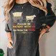 Please Be Patient With Me I'm From The 1900s Old Tee Premium Women's Comfort Colors T-Shirt Pepper