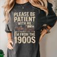 Please Be Patient With Me I'm From The 1900S Raglan Baseball Tee Women's Comfort Colors T-Shirt Pepper